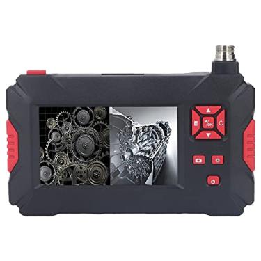 Imagem de Câmera Endoscópica de Rotação Elétrica Hd 360 Graus, Tubo Portátil, Inspeção de Boroscópio, 5m, Câmera de Duto de Motor Com Fio Rígido