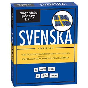 Imagem de Magnetic Poetry - Kit sueco (Svenska) – Palavras para geladeira – Escreva poemas e cartas na geladeira – Feito nos EUA