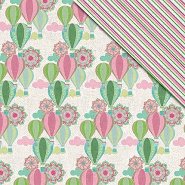 Imagem de FabScraps C83 006 Caleidoscópio de Cartolina dupla face (25 folhas por pacote), 30,5 x 30,5 cm, Balão de ar, Sortido