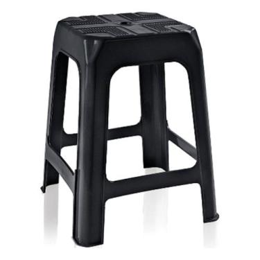 Imagem de Banco Plastico Banqueta Banquinho Suporta Até 100 Kg Seguro - NoBrand