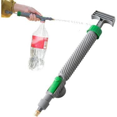 Imagem de Pulverizador portátil verde - Pulverizador manual de bomba de ar de alta pressão com bocal ajustável - Pulverizador de bomba de jardim - Pulverizador de pressão de bomba manual superior para