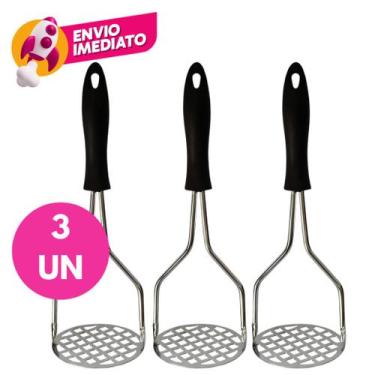 Imagem de Amassador Espremedor Manual Triturador Batata Mandioca Legumes Purê Cr