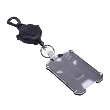 Imagem de Keenso RETRANTE RETRABILIZADO DE ARIGENTE DE ARIGENTE DE AÇO PARA CARTÃO DE ID CARTÃO DE ID Ao ANTERAÇÃO TRABALHAR, LIGHTWELET E PORTABLE, PARA Viagens Esportivas Ao Ar Livre, 2pcs