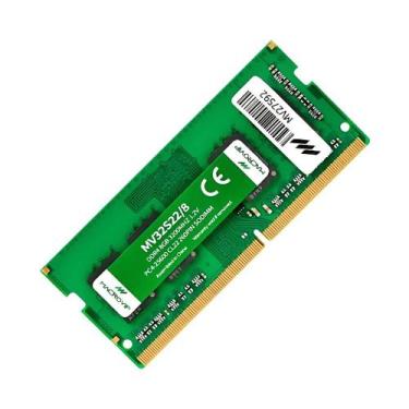Imagem de Memoria RAM DDR4 8GB 3200MHz MV32S22/8 SODIMM MacroVip - OEM