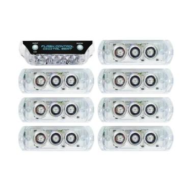 Imagem de Strobo Automotivo 8 Faróis Digital Led Efeito UltraVU Zendel