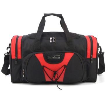 Imagem de Sacola viagem treino bolsa transversal mala de mão masculina - Polo Ki