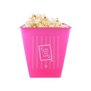 Imagem de Balde de Pipoca 2,6L Rosa Neon Colecao AMOR To the Moon - Bb Store