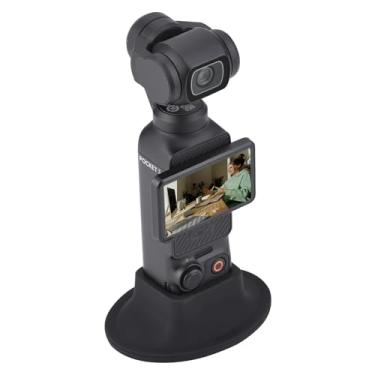 Imagem de BRDRC Suporte de base de bolso com 3 suportes, suporte de mesa, suporte estável, antiderrapante, adaptador de expansão para DJI Osmo Pocket 3 Creator Combo Handle Accessories