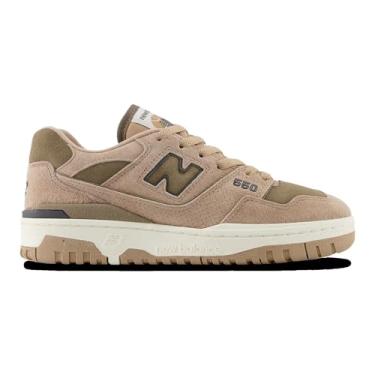 Imagem de New Balance Tênis feminino 550, Bronzeado/cogumelo, 36