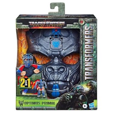 Imagem de Transformers Rise of the Beasts - Máscara 2 em 1 converte em Figura - Optimus Primal - F4650 - Hasbro