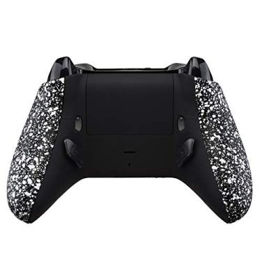 Imagem de eXtremeRate Kit de remapeamento e gatilho programável Lofty, chips de mod, capa traseira redesenhada e trilhos laterais e botões traseiros e trava de gatilho para controle Xbox One S X 1708, Textured White
