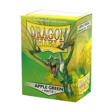 Imagem de Dragon Shield | Standard Size Card Matte Sleeves | 100 CT - Smooth & Tough Premium TCG Sleeves | Compatible with Pokemon, Flesh & Blood, One Piece & Magic The Gathering | Apple Green - Matte