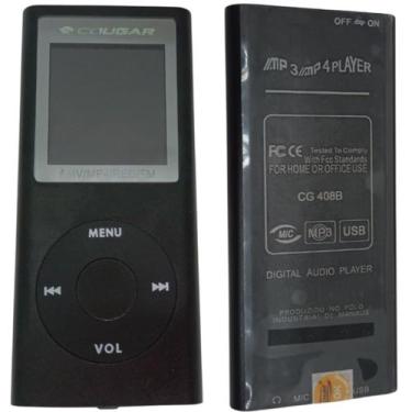 Imagem de MP4 Cougar CG408B Tela 1,5 Rádio FM Equalizador 7 Modos