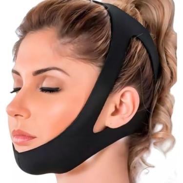 Imagem de Máscara Faixa Anti Ronco Unissex – Ajustável, Confortável e Ergonômica para Sono Tranquilo e Apneia Leve