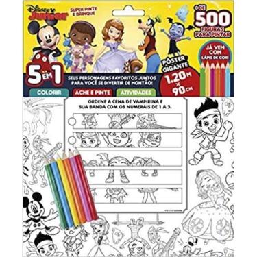 Imagem de Disney Junior - Super Pinte E Brinque Pôster Gigante