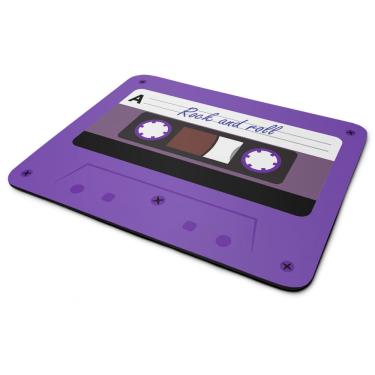 Imagem de Mouse Pad Geek - Fita cassete K7 Rock and Roll