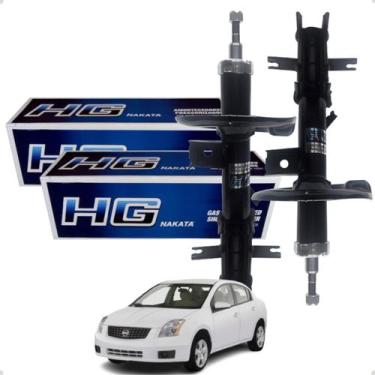 Imagem de Par Amortecedor Dianteiro Esquerdo E Direito Pressurizado Hg Original 