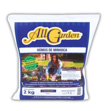 Imagem de Húmus de Minhoca Fertilizante Orgânico (2kg) ALL GARDEN