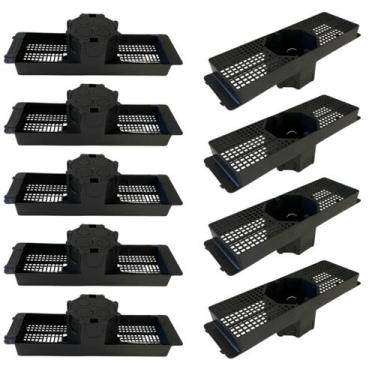 Imagem de Kit 12 Caixas Octagonal Luz Embutir Laje 33/29cm Duráveis - MARELAGO