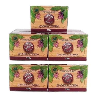 Imagem de Caixa 54 Sabonete Natural Glicerinado Canela Rosa 110g Ubon - HIPER