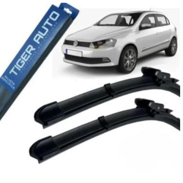 Imagem de TIGER AUTO - KIT PALHETA DIANTEIRA EM SILICONE - APLICAÇÃO VW GOL 2013 ATÉ 2016 - "ENCAIXE ESPECIFICO TL3"