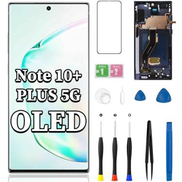 Imagem de Substituição de tela OLED para Samsung Galaxy Note 10 Plus 4G 5G com moldura LCD SM-N975 SM-N976 3D Touch digitalizador kit de ferramentas de reparo de montagem completa 6,8 polegadas