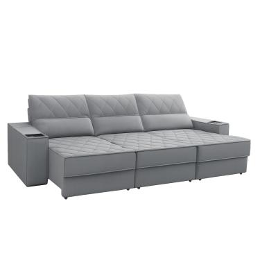 Imagem de Sofa Retratil Reclinavel Munique 2,90M 3 Lugares - COLISEU