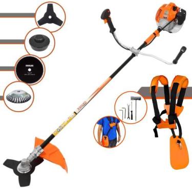 Imagem de Roçadeira Máquina de Corta Grama Multifunções Vulcan VR520H À Gasolina