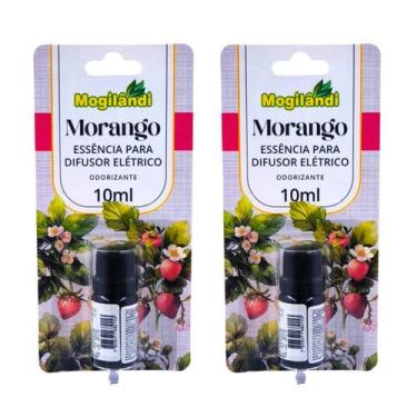 Imagem de Kit 2 Essência Odorizante para Difusor Elétrico Morango Mogilândi  10m