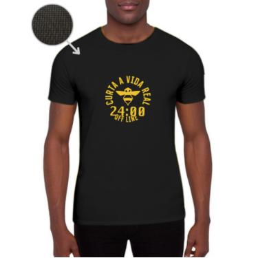 Imagem de Camiseta Dry Fit Preta Natan Por Aí Vida Real