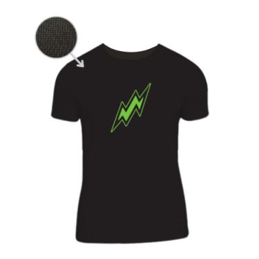 Imagem de Camiseta Dry Fit Dos Rosa Manga Curta Preta Ícones Void