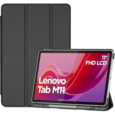 Imagem de Capa Smart Case para Lenovo Tab M11 2024 / Tab K11 LTE 11" - Capa Tripla com Suporte para Caneta e Suporte Ajustável
