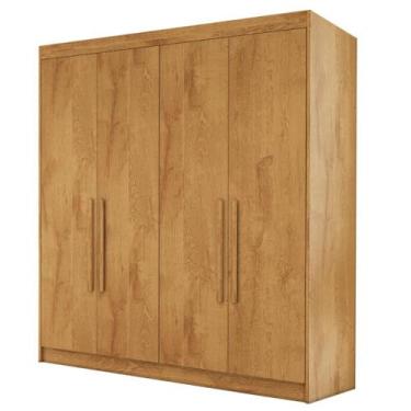 Imagem de Guarda Roupas Casal 4 Portas 3 Gavetas 100% MDF Tunis - EUROPA, madeir
