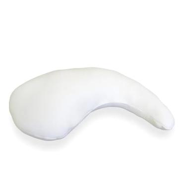 Imagem de Almofada de Amamentação Anatômica Caju Branca - Apoio Ergonômico Mamãe e Bebê - Bicho Papão