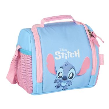 Imagem de Bolsa Lancheira Térmica Stitch Baby Disney Azul Infantil