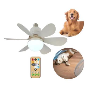 Imagem de Lampada Ventilador Teto Control Remoto Bivolt Adeus Ao Calor Branco - 