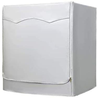 Imagem de Capa para lavadora/secadora, capa para máquina de lavar para espessamento à prova d'água e poeira Máquina de carregamento frontal W27 D33 H39 in