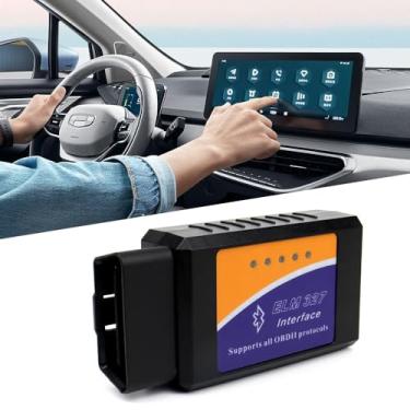 Imagem de Scanner OBD2 sem fio – verificação completa do sistema, teste de emissões, análise de dados em tempo real para Android e iOS, compatível com a maioria dos veículos, sem necessidade de bateria