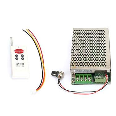 Imagem de Fafeicy Controlador de Velocidade do Motor, Regulador PWM Durável para 12V/24V/30V 30A Com Controle Remoto para Motores DC