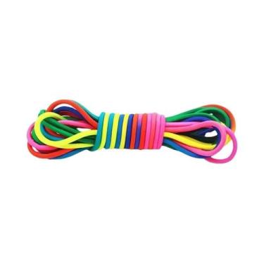 Imagem de Corda De Pular Ajustável Super Elástica De Borracha 5-10M Brinquedo De