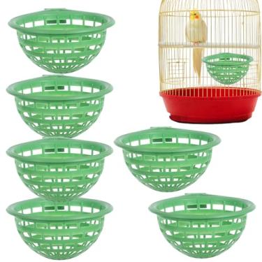 Imagem de Tigela De Ninhada De Codornizes,6 Peças Bacia De Choca Para Gaiola De Pássaros,Bacia de Reprodução de Gaiola - para Conure Periquito Canário Calopsita Cacatua Agapornis Galinha Pombo