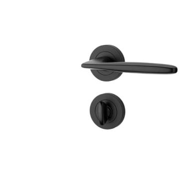 Imagem de PXNQMTJM Fechadura oculta estilo americano interior quarto quarto porta invisível fechadura lateral única sala de armazenamento fechadura escondida fundo parede fechadura (preto)