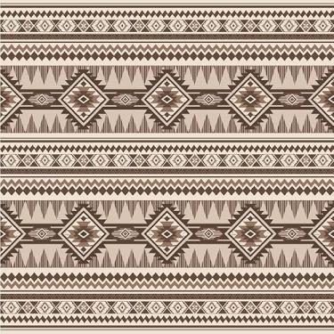 Imagem de Tyrot Jogo de cama com edredom asteca e fronhas para todas as estações, marrom, tamanho queen