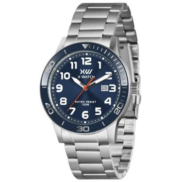 Imagem de Relógio X-Watch Masculino Ref: Xmss1062 D2Sx Casual Prateado