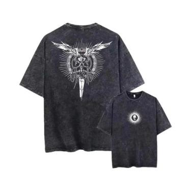 Imagem de Camiseta Unissex Oversize De Algodão Com Estampa Gráfica Vintage De An