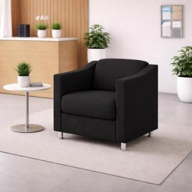 Imagem de Poltrona Decorativa Reforçada Sala Espera Clinica Hospital - Balaqui D