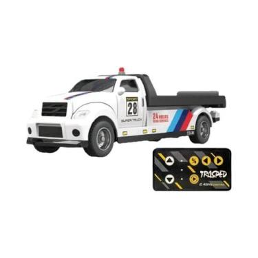 Imagem de Caminhão De Brinquedo Com Reboque Em Escala 1/64 Para Crianças, Contro