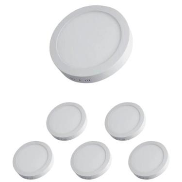 Imagem de 6 Luminárias Plafon Led 24w Philips 6500k Bivolt Embutir, Bivolt