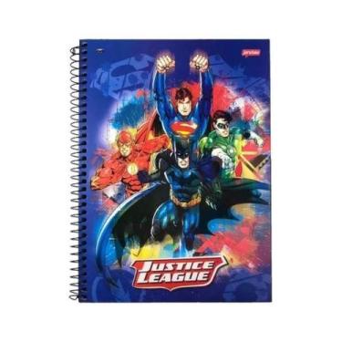 Imagem de Cadernos Liga Da Justiça 96 Folhas 1 Matéria Jandaia - Tilibra