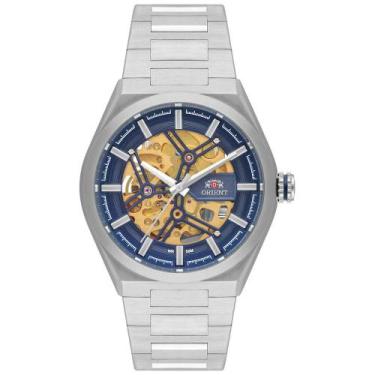 Imagem de Relógio Orient Masculino Ref: Nh7ss006 D1sx Automático Esqueleto Prate